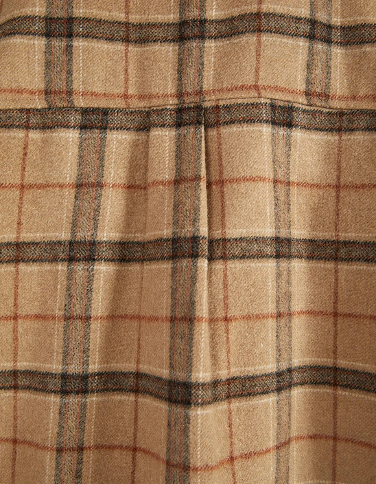 Shirt jacket with check pattern – Beige – Image 5 of 5