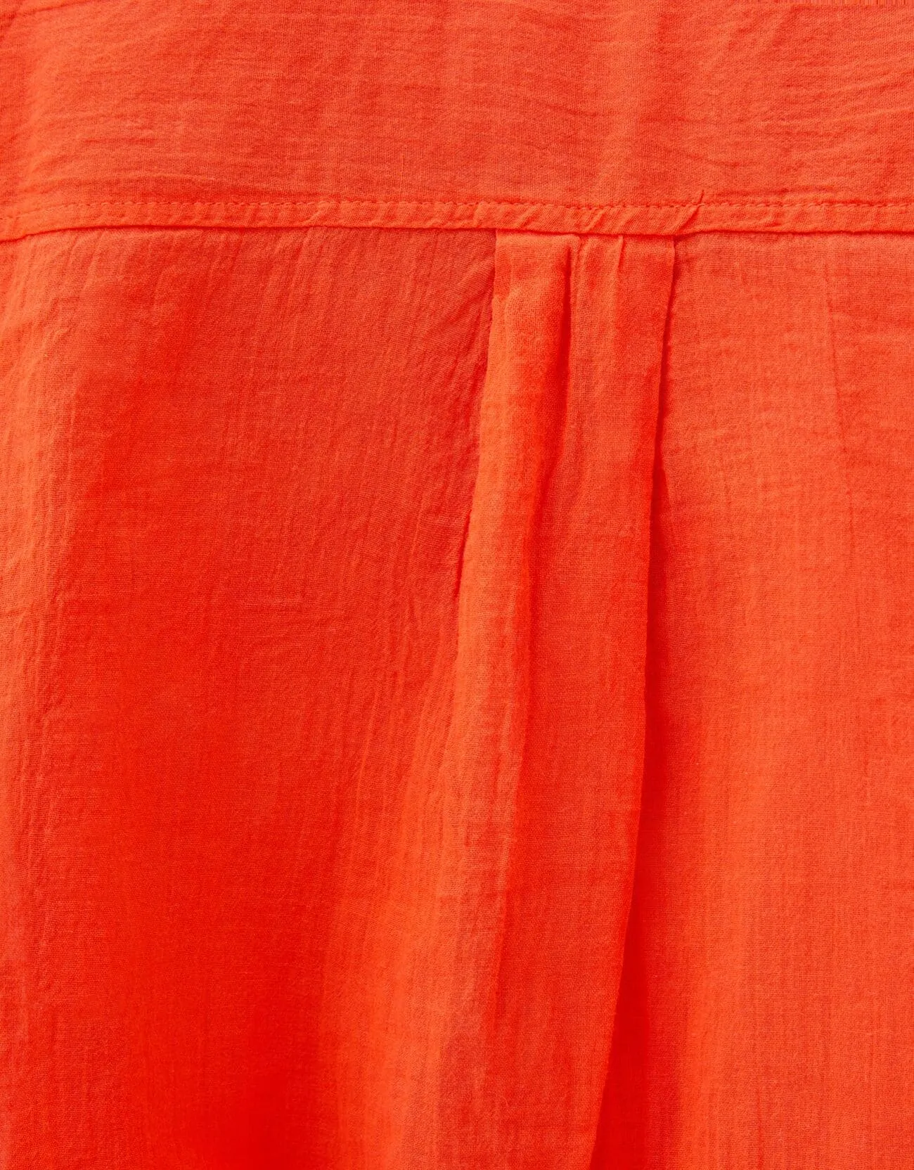 Oversize-Langarmhemd im rustikalen Look – Rot – Bild 5 von 5
