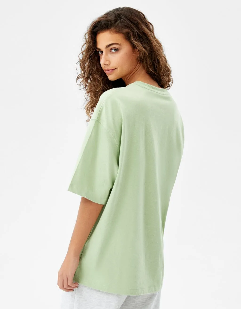 T-Shirt im Extra Loose Fit – Grün – Bild 2 von 5