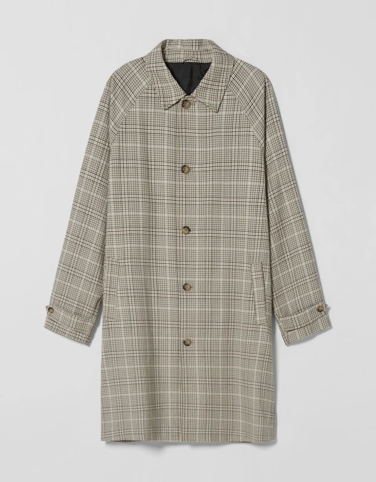 Karierter Trenchcoat – Camel – Bild 6 von 6