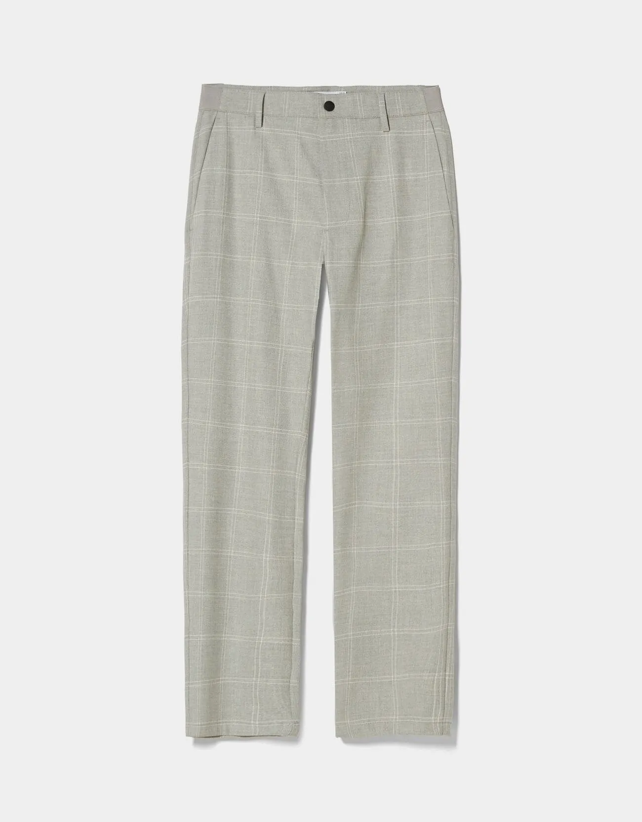 Slim-fit trousers with side elastic – Grau – Image 5 of 5