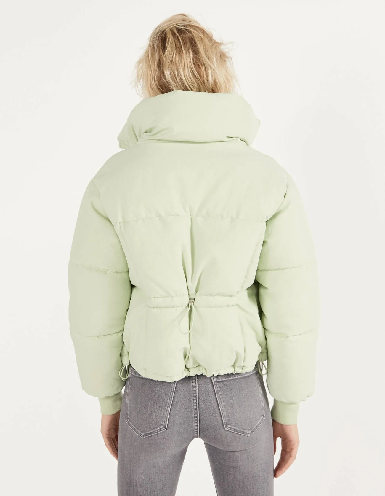 Pufferjacke aus Nylon – Grün – Bild 2 von 6